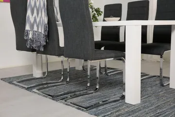 Cibus Matgrupp 180 cm med 6 Cibus Stol - Vit/Mörkgrå - Möbler - Matplats - Matgrupp & matbord med stolar
