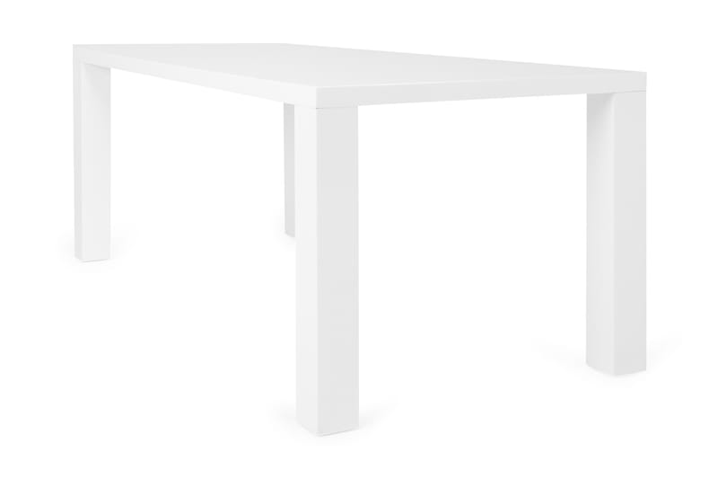 Cibus Matgrupp 180 cm med 6 Stolar - Vit/Svart Konstläder - Möbler - Matplats - Matgrupp & matbord med stolar