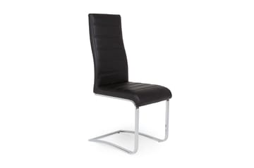 Cibus Matgrupp 180 cm med 6 Stolar - Vit/Svart Konstläder - Möbler - Matplats - Matgrupp & matbord med stolar