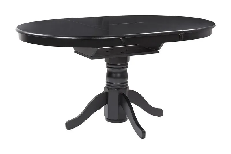 Cinnamon Matbord 106x74 cm Rund, Svart