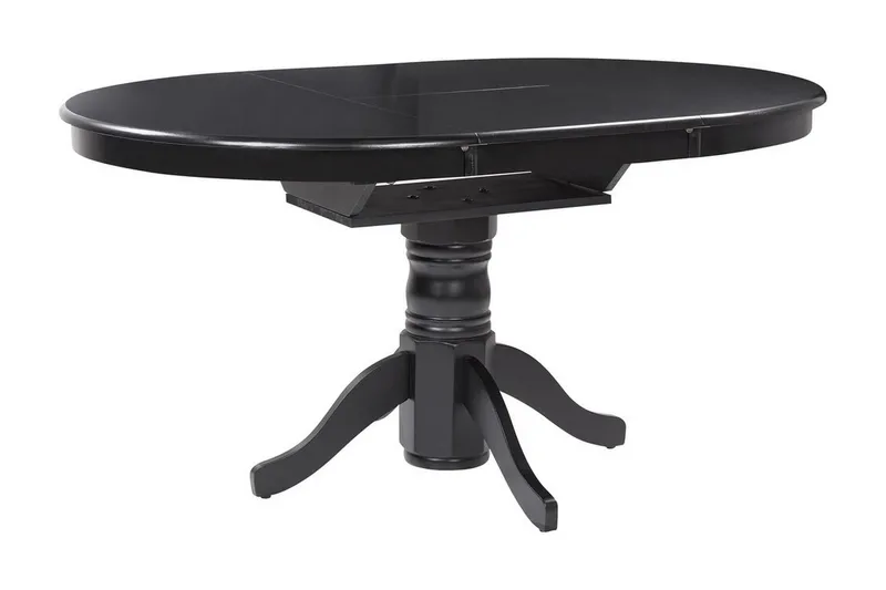 Cinnamon Matbord 106x74 cm Rund, Svart