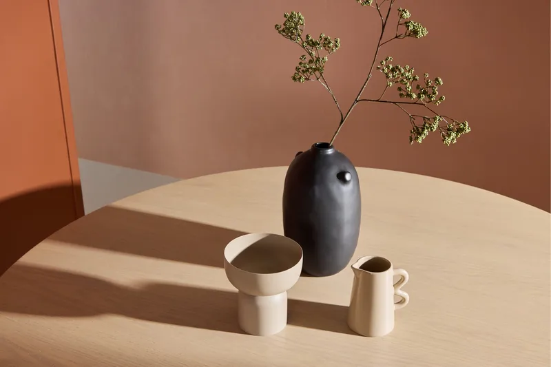 Copenhagen Matbord 140 cm Rund - Whitewash - Möbler - Matplats - Matbord & köksbord