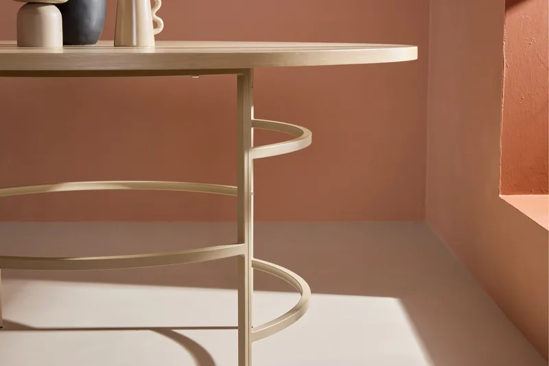 Copenhagen Matbord 140 cm Rund - Whitewash - Möbler - Matplats - Matbord & köksbord