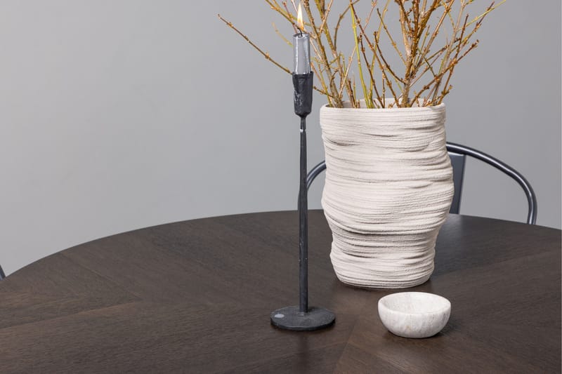 Copenhagen Matgrupp 115 cm Rund med 4 Tempe stolar - Mocca - Möbler - Matplats - Matgrupp & matbord med stolar