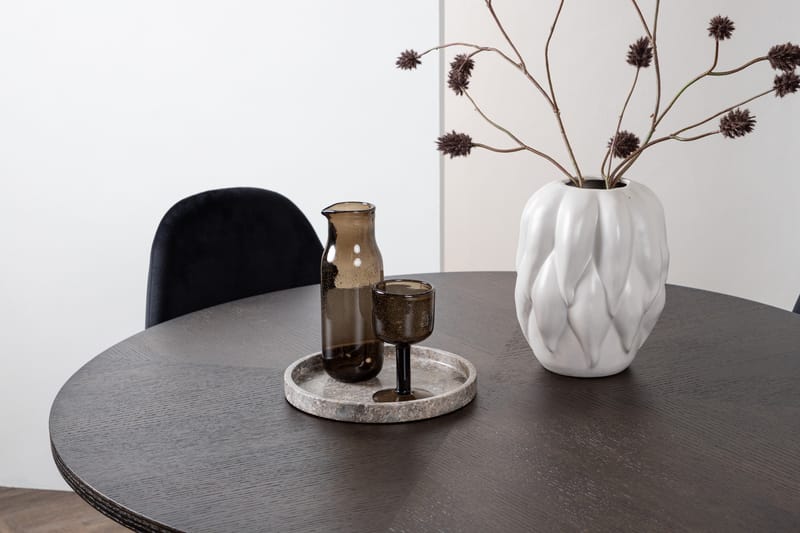 Copenhagen Matgrupp 115 cm Rund med 4 Polar stolar - Svart - Möbler - Matplats - Matgrupp & matbord med stolar