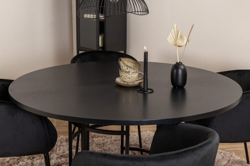 Copenhagen Matgrupp 140 cm Rund med 4 Berit stolar - Möbler - Matplats - Matgrupp & matbord med stolar