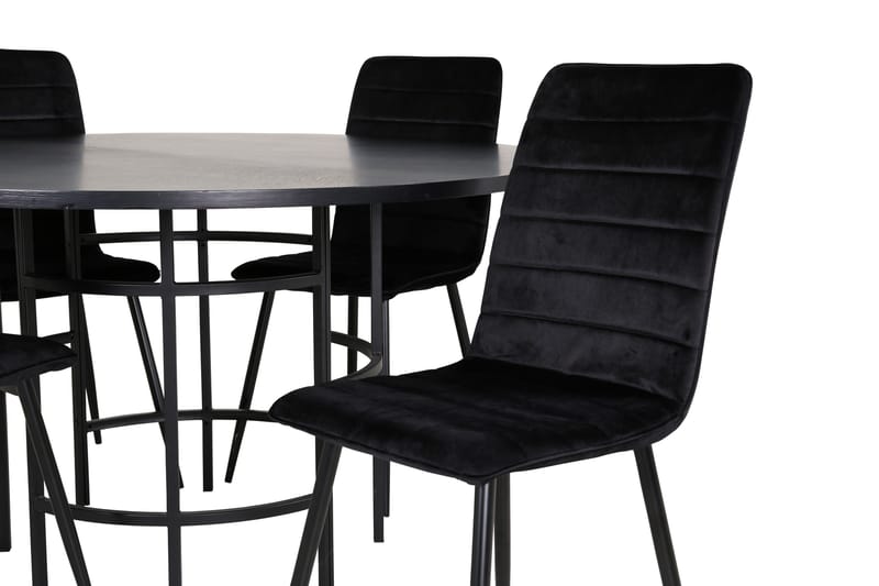 Copenhagen Matgrupp 140 cm Rund med 4 Windu Lyx stolar - Möbler - Matplats - Matgrupp & matbord med stolar