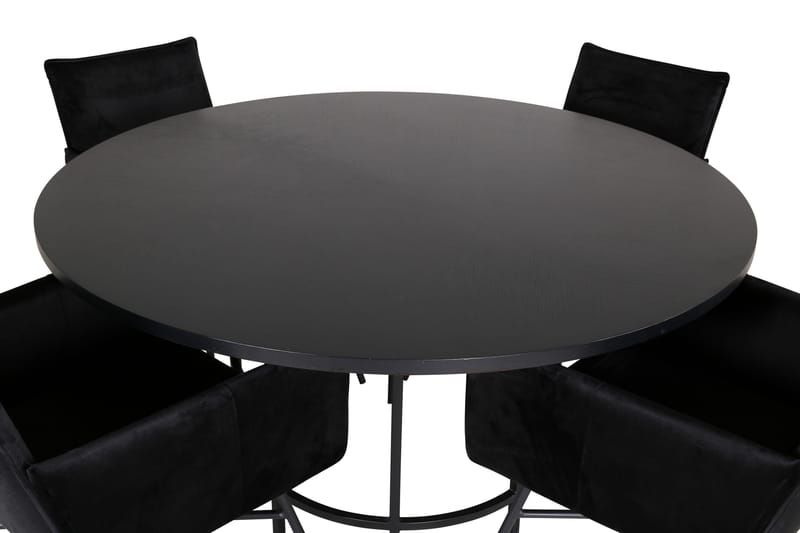 Copenhagen Matgrupp 140 cm Rund med 4 Petra stolar - Möbler - Matplats - Matgrupp & matbord med stolar