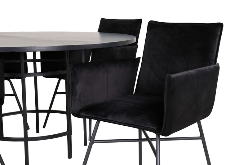 Copenhagen Matgrupp 140 cm Rund med 4 Petra stolar - Möbler - Matplats - Matgrupp & matbord med stolar