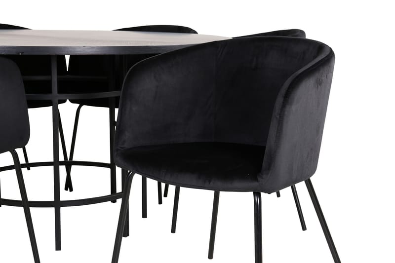 Copenhagen Matgrupp 140 cm Rund med 6 Berit stolar - Möbler - Matplats - Matgrupp & matbord med stolar