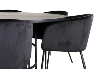Copenhagen Matgrupp 140 cm Rund med 6 Berit stolar - Möbler - Matplats - Matgrupp & matbord med stolar