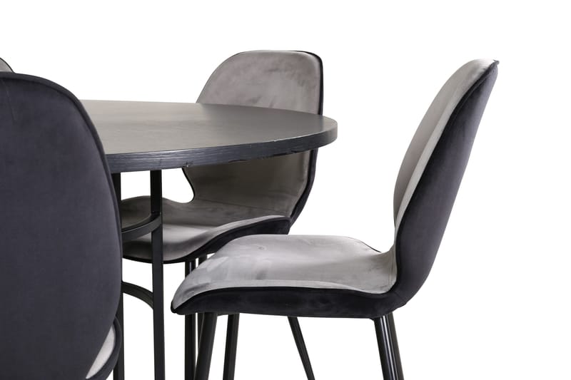 Copenhagen Matgrupp 140 cm Rund med 6 Emma stolar - Möbler - Matplats - Matgrupp & matbord med stolar