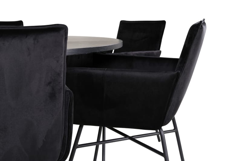 Copenhagen Matgrupp 140 cm Rund med 6 Petra stolar - Möbler - Matplats - Matgrupp & matbord med stolar