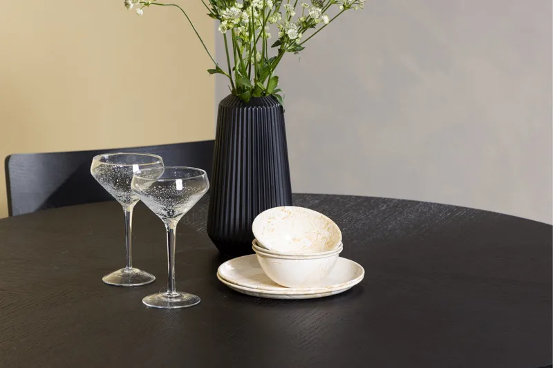 Copenhagen Matgrupp + 4 stolar Rektangulär - Svart - Möbler - Matplats - Matgrupp & matbord med stolar