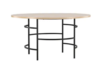 Copenhagen Runt Matbord 140 cm med Trä- och Ekutseende - Whitewash - Möbler - Matplats - Matbord & köksbord