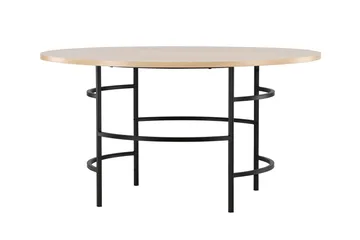 Copenhagen Runt Matbord 140 cm med Trä- och Ekutseende - Whitewash - Möbler - Matplats - Matbord & köksbord