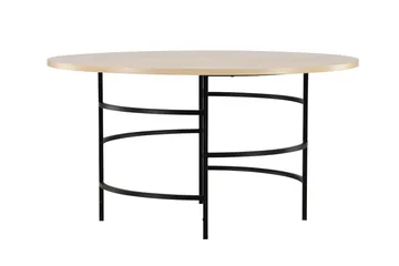 Copenhagen Runt Matbord 140 cm med Trä- och Ekutseende - Whitewash - Möbler - Matplats - Matbord & köksbord