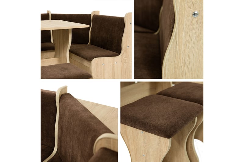 Corvyn Kökssoffa 146x106 cm - Beige - Möbler - Matplats - Kökssoffor & pinnsoffor