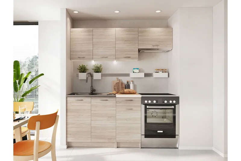 Crawley Möbelset För Kök & Matplats - Beige - Möbler - Matplats - Möbelset för kök & matplats