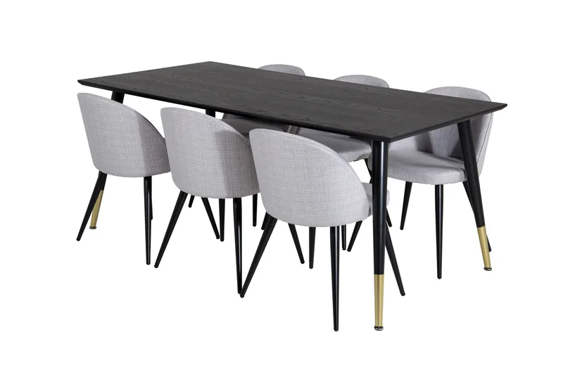 Daicy Matbord 180 cm med 6 st Sedavi Matstol