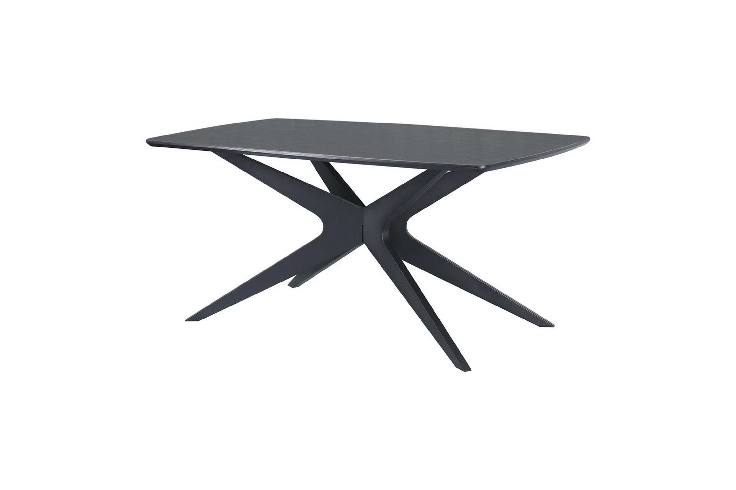 dakona matbord rectangulär 160x90 cm - svart