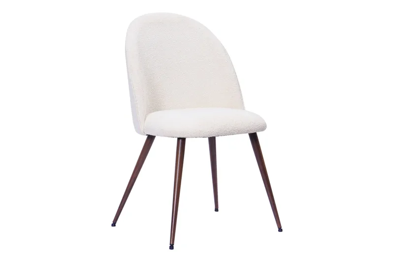 Dano Matbord 180 cm med 4 Nibe Plus Matstolar - Vit/Brun - Möbler - Matplats - Matgrupp & matbord med stolar