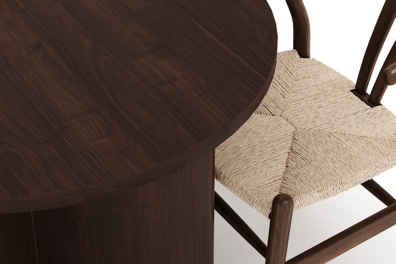 Dano Matbord 180 cm med 6 DEPIJP Matstolar - Valnöt - Möbler - Matplats - Matgrupp & matbord med stolar