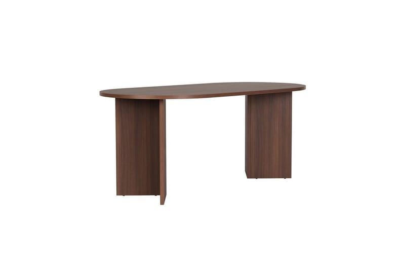 Dano Matbord 180 cm med 6 Nibe Plus Matstolar - Vit/Brun - Möbler - Matplats - Matgrupp & matbord med stolar