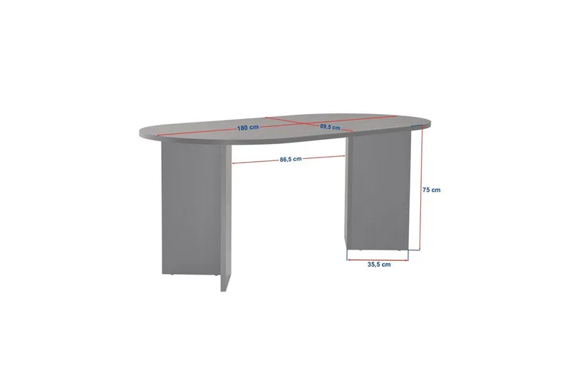 Dano Matbord 180 cm Oval - Natur - Möbler - Matplats - Matbord & köksbord