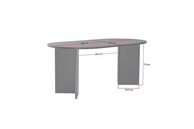 Dano Matbord 180 cm Oval - Natur - Möbler - Matplats - Matbord & köksbord
