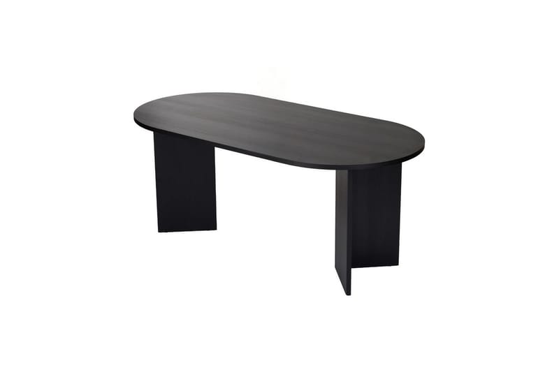 Dano Matbord 180 cm Oval - Natur/Svart - Möbler - Matplats - Matbord & köksbord