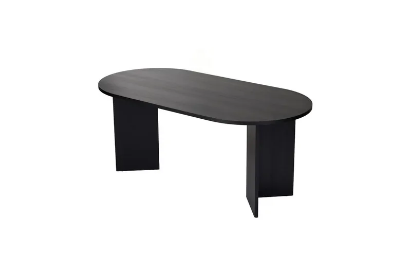 Dano Matbord 180 cm Oval - Natur/Svart - Möbler - Matplats - Matbord & köksbord