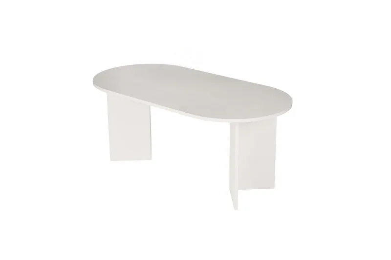 Dano Matbord 180 cm Oval - Natur/Vit - Möbler - Matplats - Matbord & köksbord