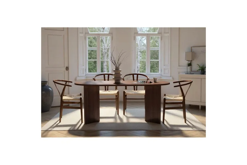 Dano Matbord 180 cm Oval - Valnöt - Möbler - Matplats - Matbord & köksbord