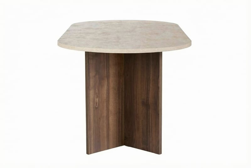 Dano Matbord 200x75x90 cm - Travertine Walnut - Möbler - Matplats - Matbord & köksbord