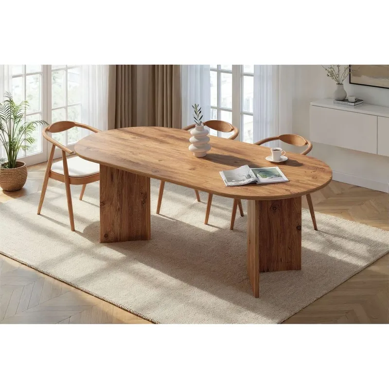 Dano Matbord Oval 200 cm - Natur - Möbler - Matplats - Matbord & köksbord