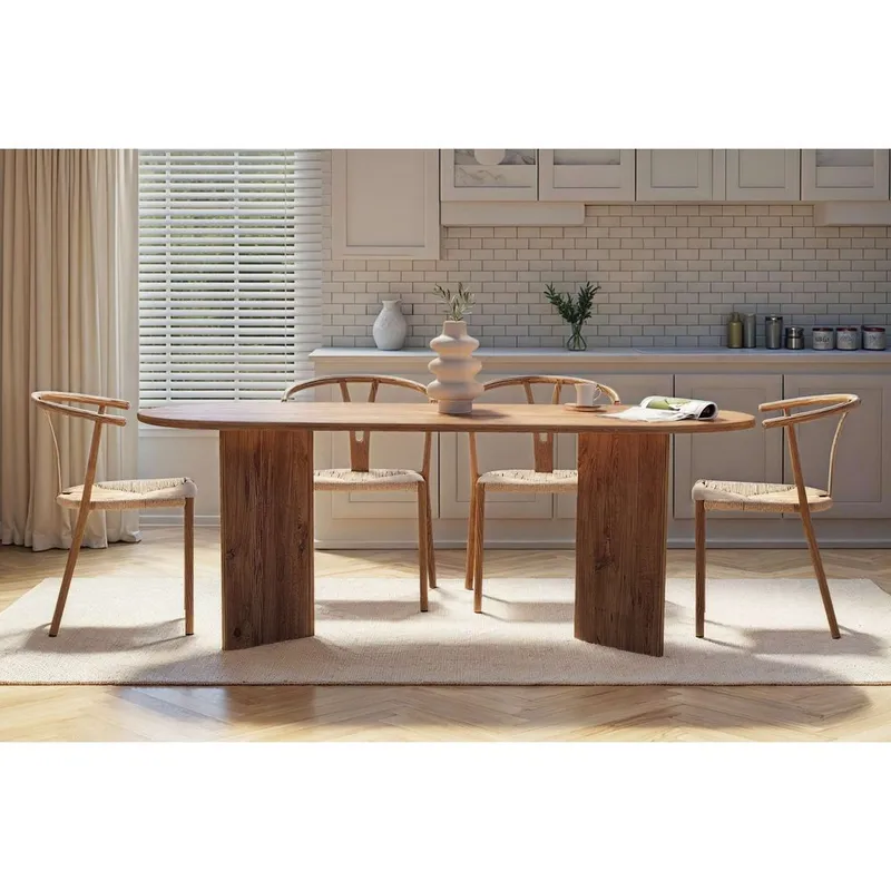 Dano Matbord Oval 200 cm - Natur - Möbler - Matplats - Matbord & köksbord