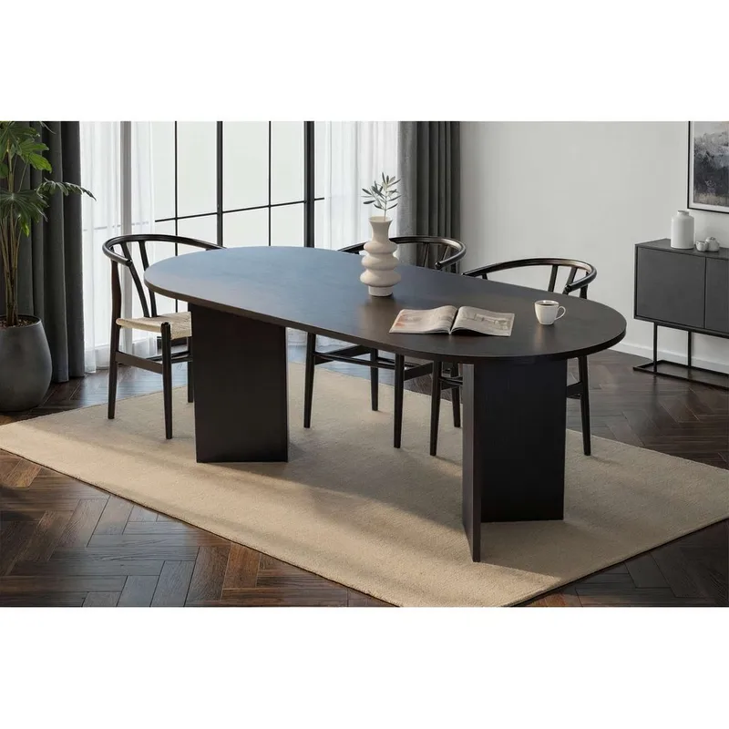Dano Matbord Oval 200 cm - Svart - Möbler - Matplats - Matbord & köksbord
