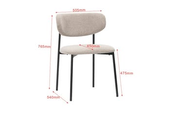 Dano Oval Utdragbar Matgrupp 160-200 cm – Matbord med 6 Lucy Matstolar med Trä- och Valnötsutseende - Brun|Greige - Möbler - Matplats - Matgrupp & matbord med stolar