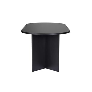 Dano Stort Ovalt Matbord 200 cm med Mörkt Träutseende - Svart - Möbler - Matplats - Matbord & köksbord