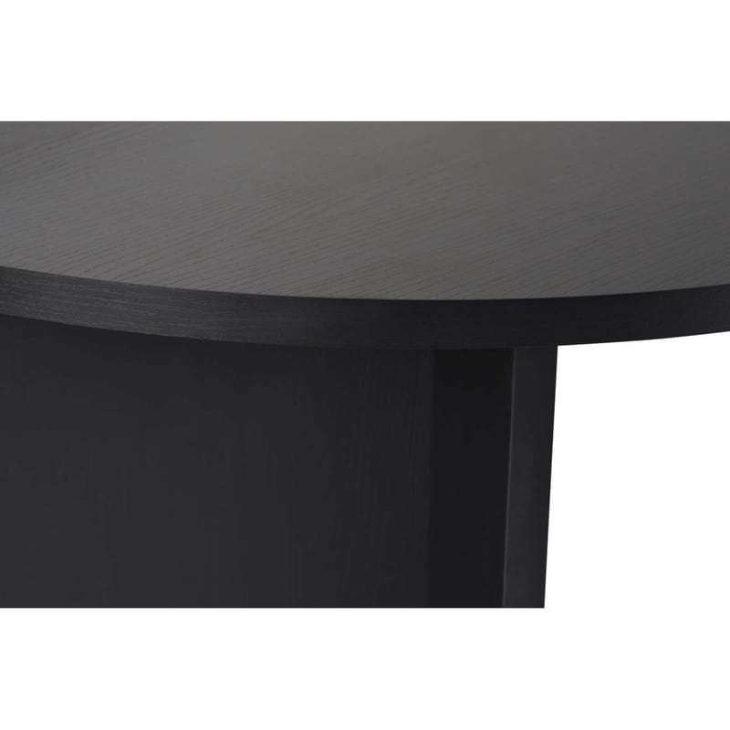 Dano Stort Ovalt Matbord 200 cm med Mörkt Träutseende - Svart - Möbler - Matplats - Matbord & köksbord