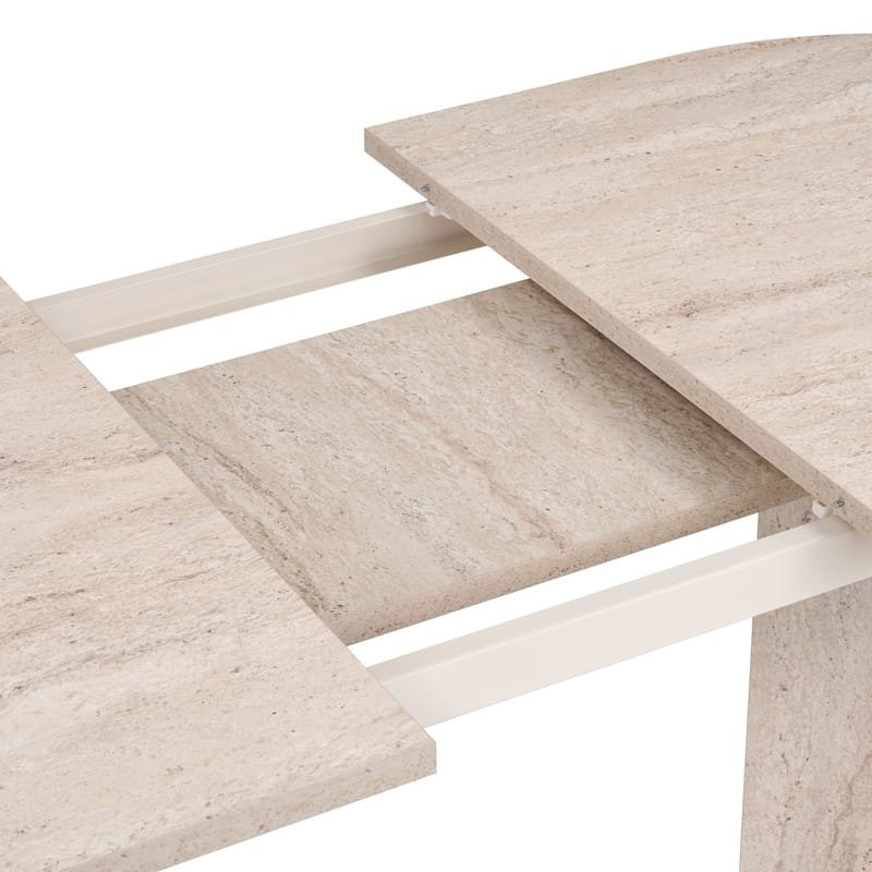 Dano Utdragbart Matbord 160 cm Oval - Travertin - Möbler - Matplats - Matbord & köksbord
