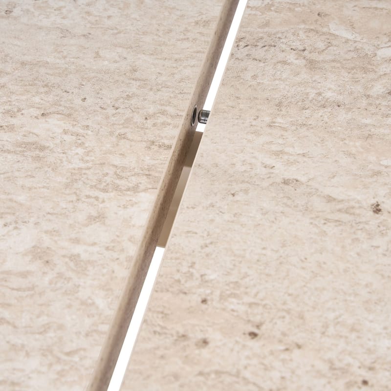 Dano Utdragbart Matbord 160 cm Oval - Travertin - Möbler - Matplats - Matbord & köksbord