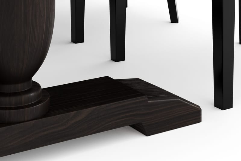 Dijon Matgrupp 200 cm med 6 Viktoria Matstol - 952430-6,704630-1 - Brun - Möbler - Matplats - Matgrupp & matbord med stolar