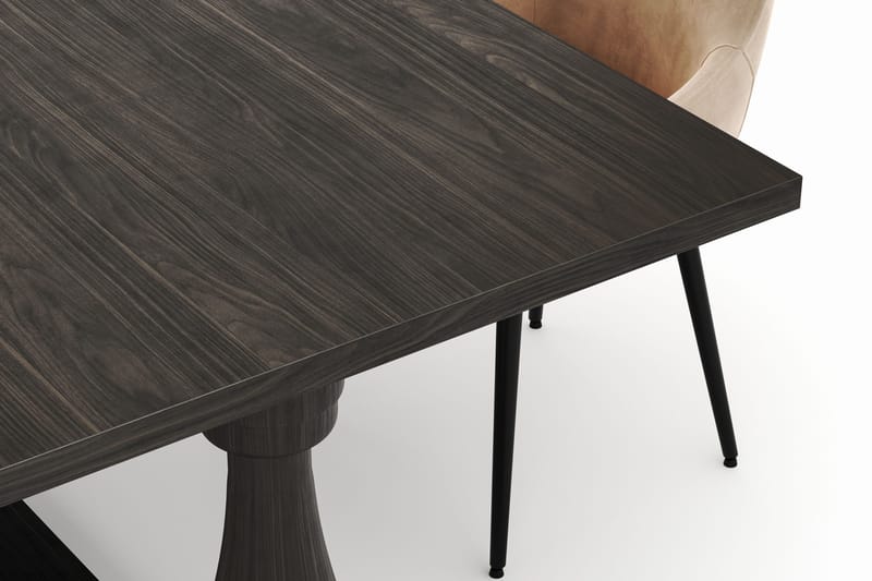 Dijon Matgrupp 200x100cm med 4 Alsarp Matstolar - Brun - Möbler - Matplats - Matgrupp & matbord med stolar