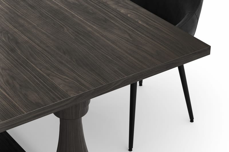 Dijon Matgrupp 200x100cm med 4 Alsarp Matstolar - Brun - Möbler - Matplats - Matgrupp & matbord med stolar