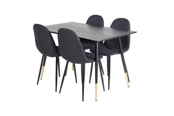 Dipp Matbord 120 cm med 4 Polar Matstol - Möbler - Matplats - Matgrupp & matbord med stolar