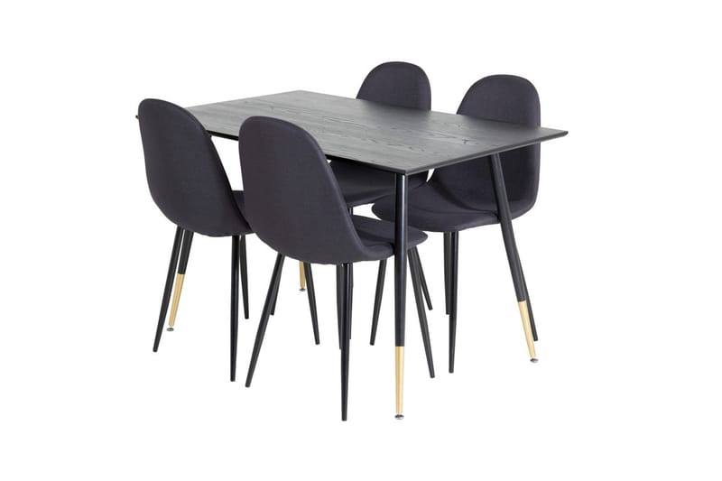 Dipp Matbord 120 cm med 4 Polar Matstol - Möbler - Matplats - Matgrupp & matbord med stolar