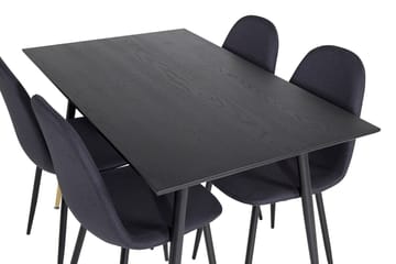 Dipp Matbord 120 cm med 4 Polar Matstol - Möbler - Matplats - Matgrupp & matbord med stolar