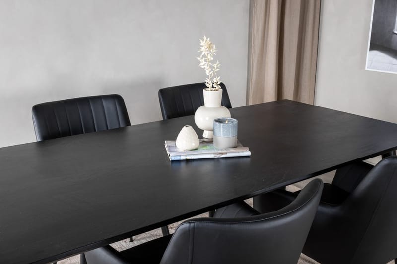 Dipp Matbord 180 cm med 4 Comfort Karmstol - Möbler - Matplats - Matgrupp & matbord med stolar